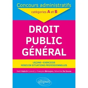 Comparateur de prix : Ellipses Droit public général : concours administratifs de catégorie A et B