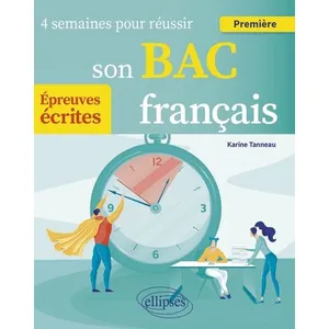 Comparateur de prix : Ellipses Français première : 4 semaines pour réussir son bac : épreuves écrites