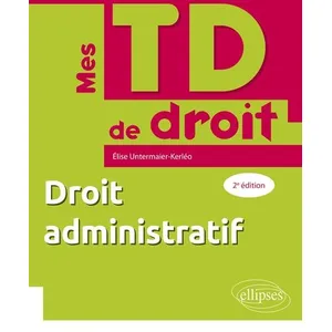 Ellipses Droit administratif - À jour au 31 octobre 2022 pas cher