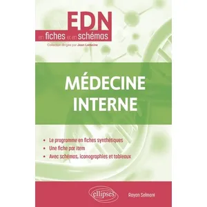 Comparateur de prix : Ellipses Médecine interne Rayan Selmani (Auteur), Jean Lemoine (Collection dirigée par)