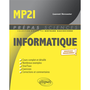 Ellipses Informatique - MP2I - nouveaux programmes