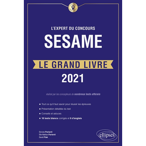 Ellipses L'Expert du concours SESAME - Le Grand Livre pas cher