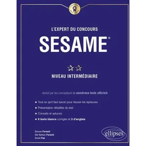 Ellipses L'Expert du concours SESAME - Niveau intermédiaire pas cher
