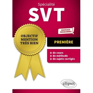 Ellipses Spécialité SVT - Première - Nouveaux programmes pas cher