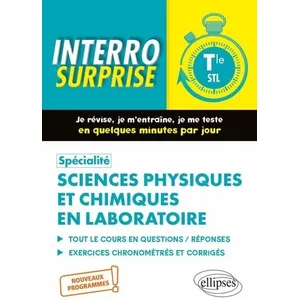 Ellipses Spécialité Sciences physiques et chimiques en laboratoire - Terminale STL pas cher