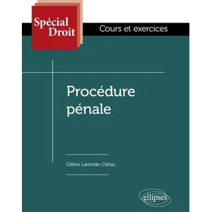 Ellipses Procédure pénale broché pas cher