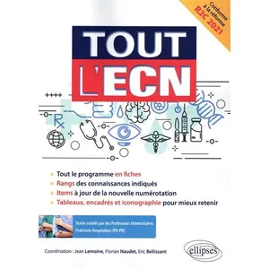 Comparateur de prix : Ellipses Tout l'ECN Eric Béllissant (Auteur), Jean Lemoine (Auteur), Florian Naudet (Auteur)