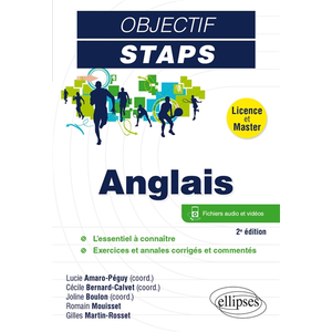 Ellipses Anglais - STAPS pas cher