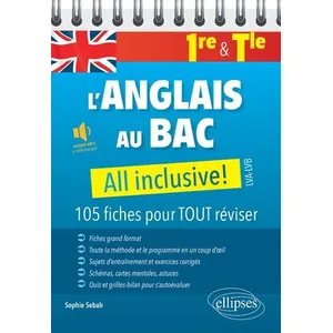 Ellipses L'anglais au BAC : All inclusive! pas cher