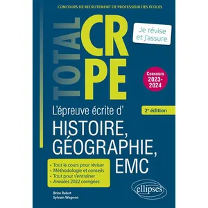 Ellipses L’épreuve écrite d’histoire, géographie, EMC pas cher