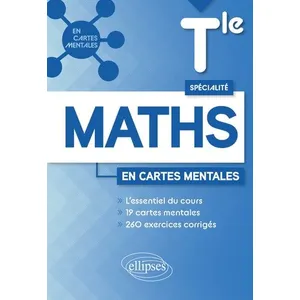 Ellipses Maths terminale spécialité en cartes mentales Marylise Grospeaud, Yves Grospeaud