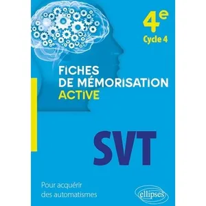 Comparateur de prix : Ellipses SVT - 4e cycle 4 (Fiches de mémorisation active)