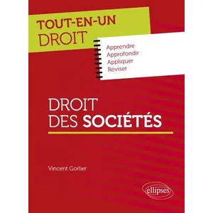 Ellipses Droit des sociétés pas cher
