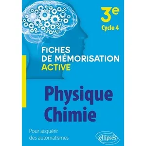 Comparateur de prix : Ellipses Physique-chimie - 3e cycle 4 (Fiches de mémorisation active)