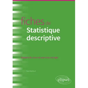 Ellipses Fiches de Statistique descriptive pas cher