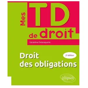 Ellipses Droit des obligations pas cher