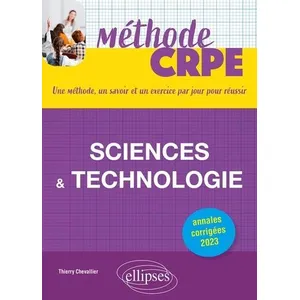 Ellipses Sciences & technologie : annales corrigées 2023 Thierry Chevallier pas cher