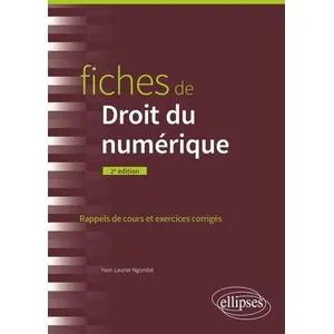 Comparateur de prix : Ellipses Fiches de droit du numérique : rappels de cours et exercices corrigés