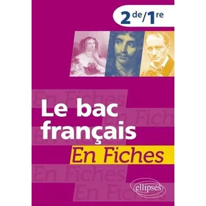 Comparateur de prix : Ellipses Le bac français en fiches. Seconde. Première Colette de Messières de Lépervanche (Auteur)