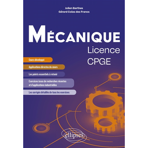 Ellipses Mécanique - Licence/CPGE pas cher