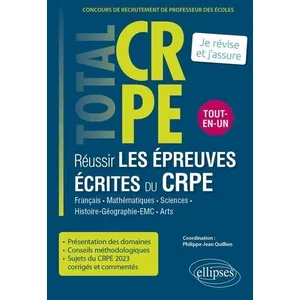 Ellipses Réussir les épreuves écrites du CRPE pas cher