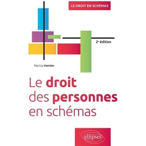 Ellipses Le droit des personnes en schémas pas cher