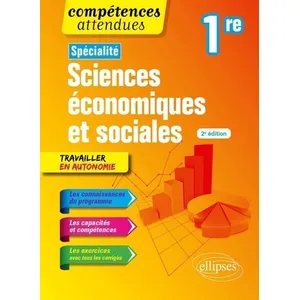 Ellipses Spécialité sciences économiques et sociales 1re Isabelle Koquely pas cher