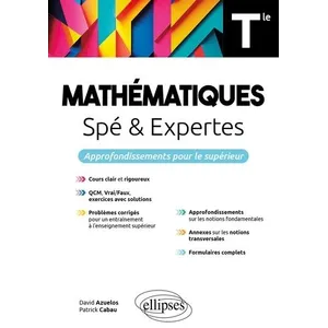 Ellipses Mathématiques Spé & Expertes Tle: Approfondissements pour le supérieur