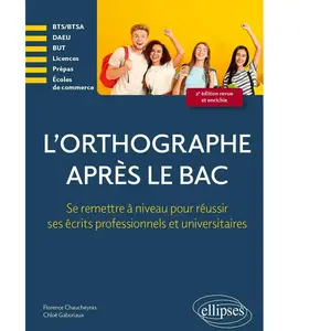 Ellipses L'orthographe après le bac pas cher