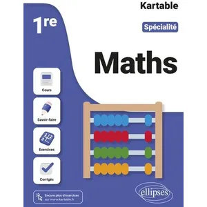 Comparateur de prix : Ellipses Spécialité maths 1re : cours, savoir-faire, exercices, corrigés