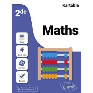 Maths 2de : cours, savoir-faire, exercices, corrigés ellipses marketing pas cher