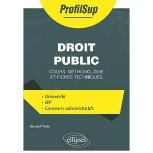 Ellipses Droit public Renaud Thielé (Auteur), Alain-Louis Robert (Collection dirigée par) pas cher