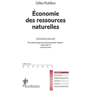ISBN Economie des ressources naturelles (3ème édition) pas cher