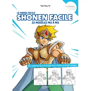 Mango Shonen Facile - 22 Modèles Pas À Pas pas cher