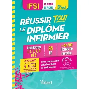 Vuibert Réussir tout le Diplôme infirmier en 500 fiches de révision - IFSI