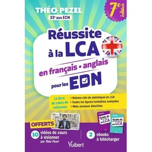 Vuibert Réussite à la LCA en français-anglais pour le concours EDN Théo Pezel (Auteur) pas cher