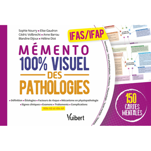 Comparateur de prix : Vuibert Mémento 100 % visuel des pathologies, IFAS-IFAP : 150 cartes mentales
