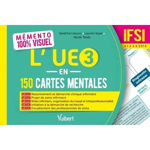 Comparateur de prix : Vuibert Mémento 100% visuel - L’UE 3 en 150 cartes mentales - IFSI (Broché)