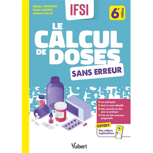 Comparateur de prix : Vuibert Le calcul de doses sans erreur : IFSI