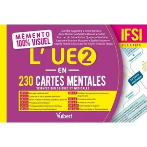 Vuibert Mémento 100% visuel - L'UE 2 en 230 cartes mentales - IFSI pas cher