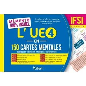 Comparateur de prix : Vuibert Mémento 100% visuel - L'UE 4 en 150 cartes mentales - IFSI broché