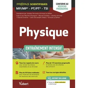 Comparateur de prix : Vuibert Physique : MP-MP*, PT-PT*, TSI 2