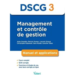 Comparateur de prix : DSCG 3 Management et contrôle de gestion