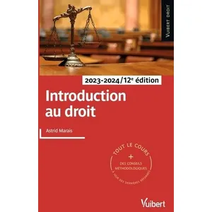 Comparateur de prix : Vuibert Introduction au droit 2023/2024 : tout le cours et des conseils méthodologiques