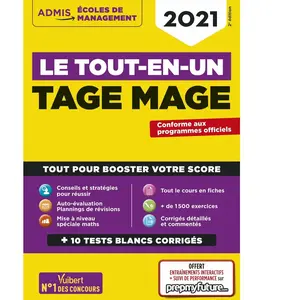 Comparateur de prix : Vuibert Tage Mage - Le tout-en-un - Avec PrepMyFuture