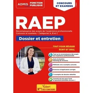 Vuibert RAEP - Réussir son dossier et son entretien - Catégories A, B et C pas cher