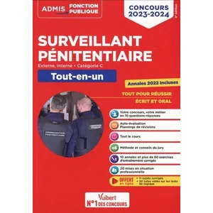 Vuibert Concours Surveillant pénitentiaire - Catégorie C - Tout-en-un pas cher
