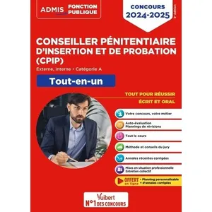 Comparateur de prix : Vuibert Concours Conseiller pénitentiaire d'insertion et de probation ...
