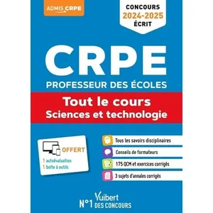 Comparateur de prix : Vuibert Crpe Professeur Des Écoles - Tout Le Cours - Sciences Et Technologie