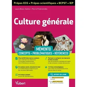 Vuibert Mémento Culture générale - ECG - prépas scientifiques - IEP broché pas cher
